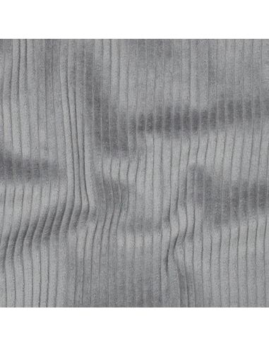Tejido de pana de algodón - Gris
