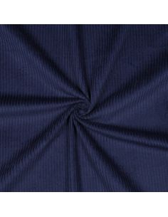 Tejido de pana de algodón - Azul marino