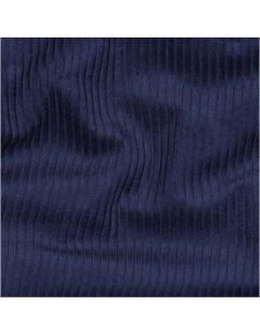 Tejido de pana de algodón - Azul marino 2