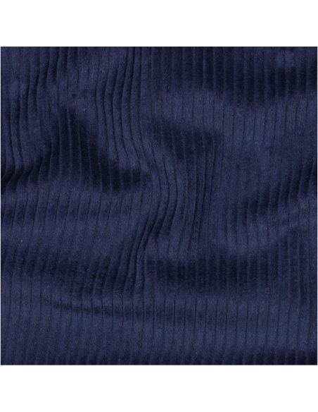 Tejido de pana de algodón - Azul marino