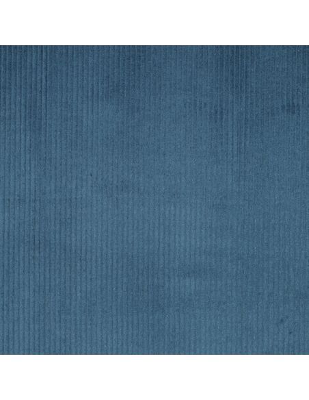 Tejido de pana de algodón - Azul petróleo