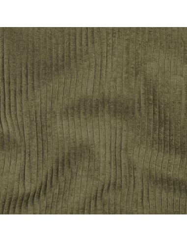 Tejido de pana de algodón - Verde militar