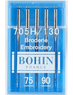 Agujas para bordar a máquina Bohin