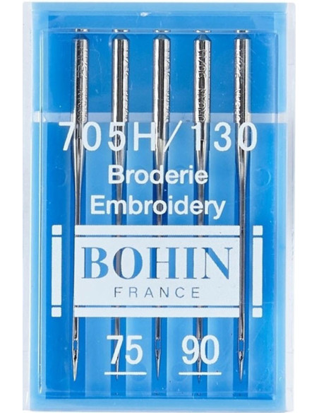 Agujas para bordar a máquina Bohin