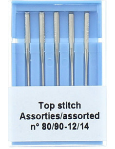 Agujas de máquina para pespuntear topstitch Bohin