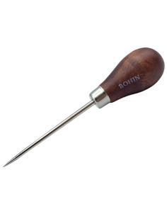 Punzón mango forma de pera en madera Bohin
