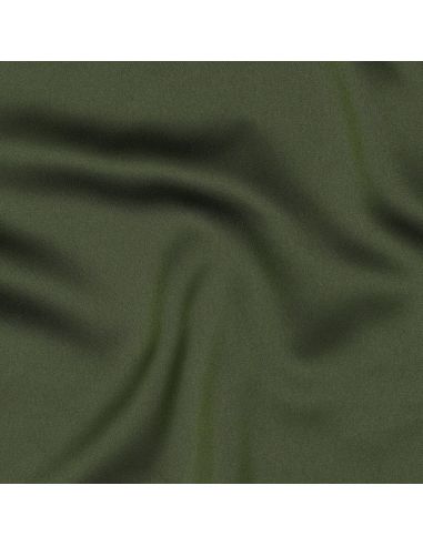 Tela de satén real - Verde oscuro
