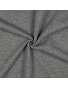 Tejido de sudadera con brillo - Gris oscuro