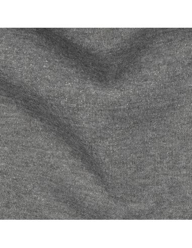 Tejido de sudadera con brillo - Gris oscuro