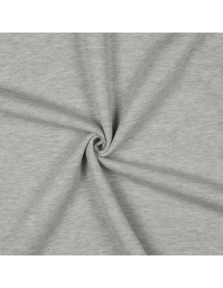 Tejido de sudadera con brillo - Gris