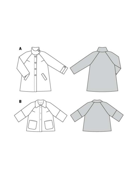 Patrón de chaqueta - Burda 6372