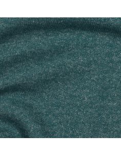 Tela de sudadera con brillo - Azul petróleo 2