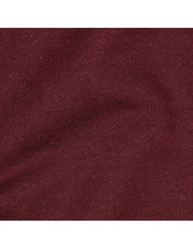Tejido de sudadera con brillo - Berenjena