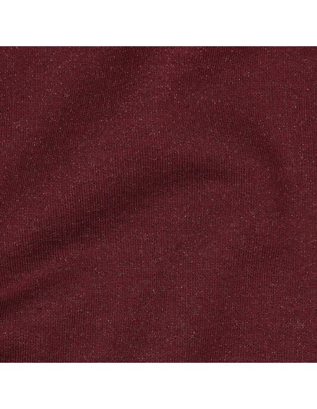 Tejido de sudadera con brillo - Berenjena