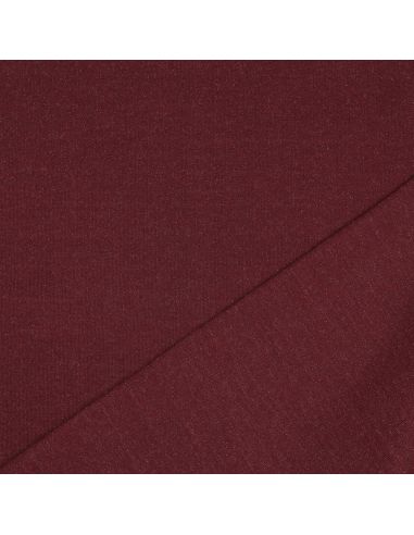 Tejido de sudadera con brillo - Berenjena