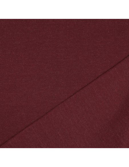 Tejido de sudadera con brillo - Berenjena