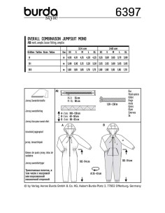 Patrón de combinación - Burda 6397 2