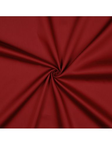 Tejido de satén de algodón - Rojo oscuro