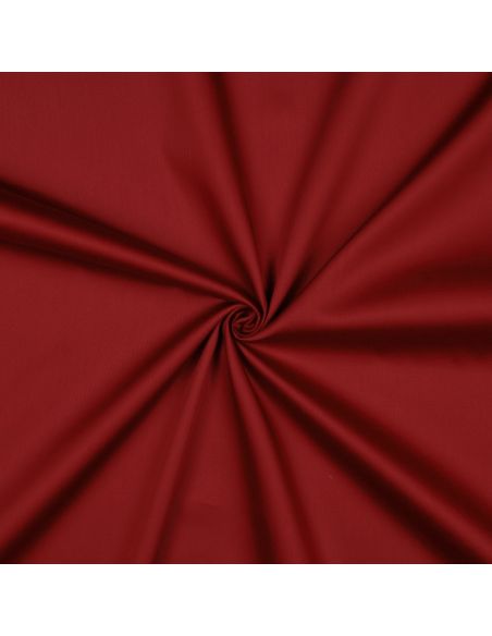 Tejido de satén de algodón - Rojo oscuro