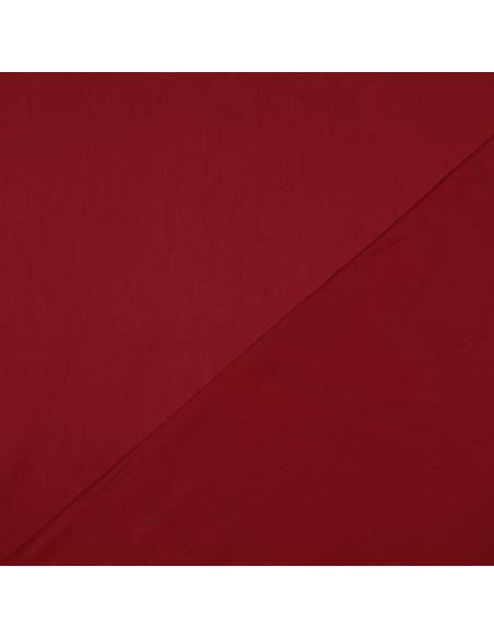 Tejido de satén de algodón - Rojo oscuro