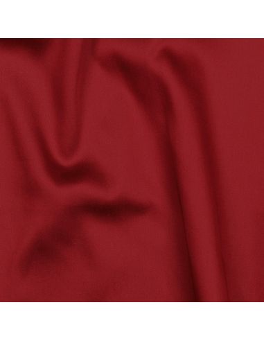 Tejido de satén de algodón - Rojo oscuro