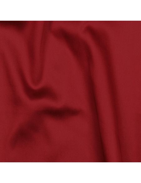 Tejido de satén de algodón - Rojo oscuro