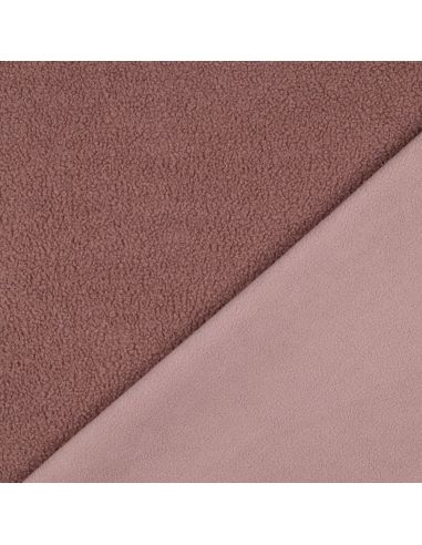 Tejido polar Teddy de doble cara - Blush