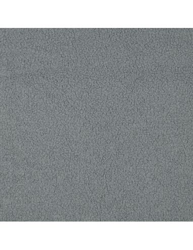 Tejido polar Teddy de doble cara - Gris azul