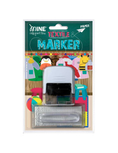 Sello marcador personalizable para ropa y libros Mine