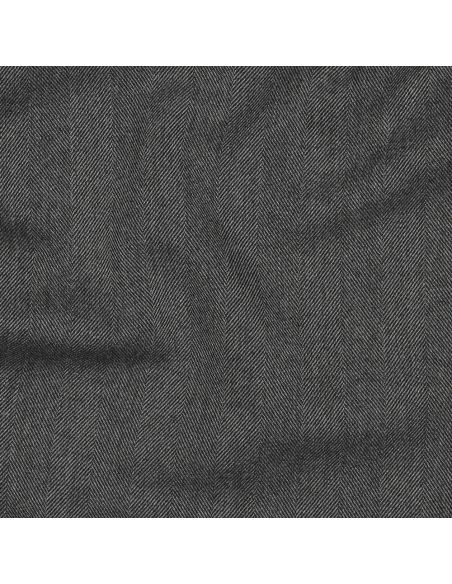 Tejido de espiga elástico ancho - Gris