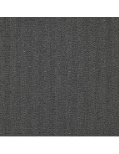 Tejido de espiga elástico ancho - Gris