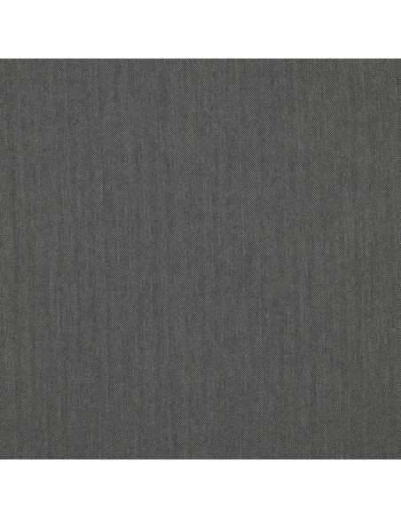Tejido de espiga elástico fino - Gris