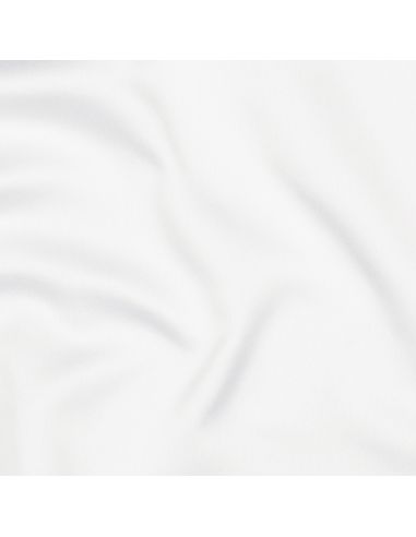 Tejido micro satén tacto seda - Blanco