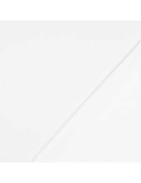Tejido micro satén tacto seda - Blanco