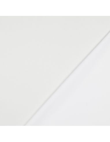 Tejido micro satén tacto seda - Blanco roto