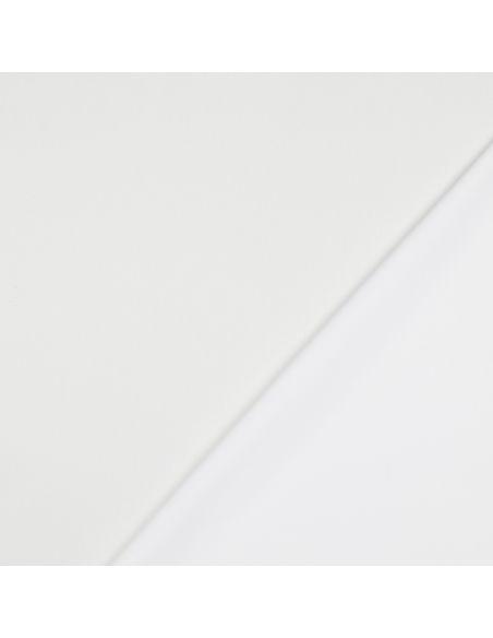 Tejido micro satén tacto seda - Blanco roto