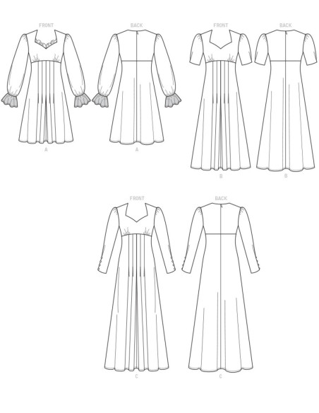 Patrón de vestido - Butterick 6586