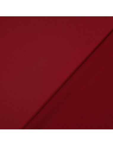 Tejido micro satén tacto seda - Rojo oscuro