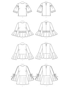 Patrón de blusa - Butterick 6592 2