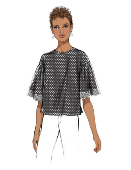 Patrón de blusa - Butterick 6592