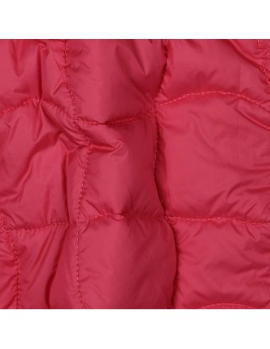 Tejido acolchado de doble cara pop - Rosa y amarillo