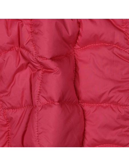 Tejido acolchado de doble cara pop - Rosa y amarillo