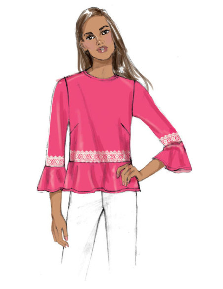 Patrón de blusa - Butterick 6592