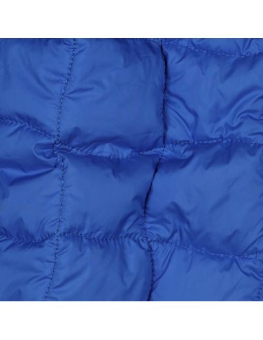 Tejido acolchado de doble cara pop - Azul y verde anís