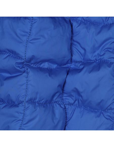 Tejido acolchado de doble cara pop - Azul y verde anís
