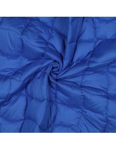 Tejido acolchado de doble cara pop - Azul y verde anís 2