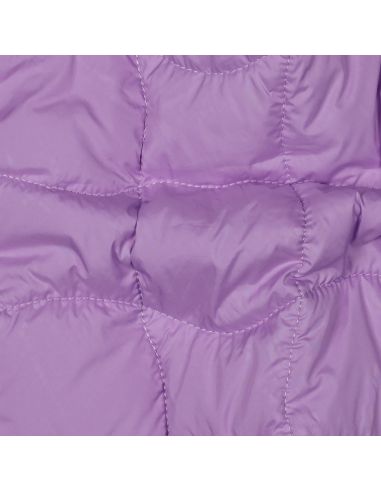 Tejido acolchado de doble cara pop - Lila y albaricoque