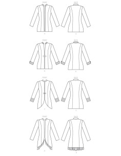 Patrón de chaqueta - Butterick 6602 2