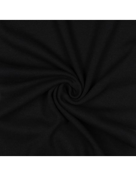 Tejido de punto acanalado - Negro