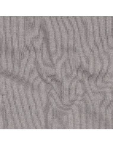 Tejido de punto acanalado - Gris